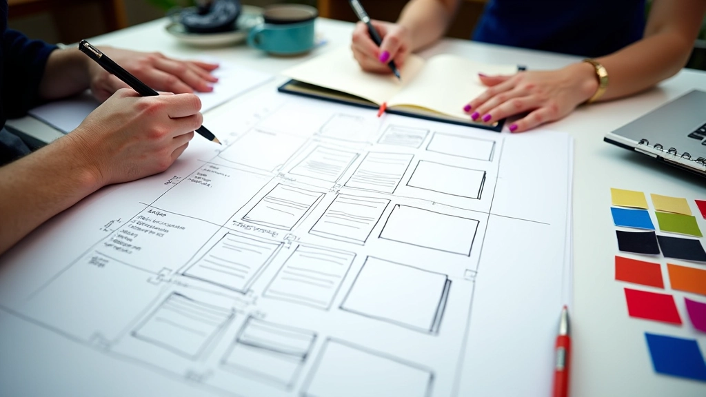 Schéma montrant les points de rupture CSS et les transitions entre layouts