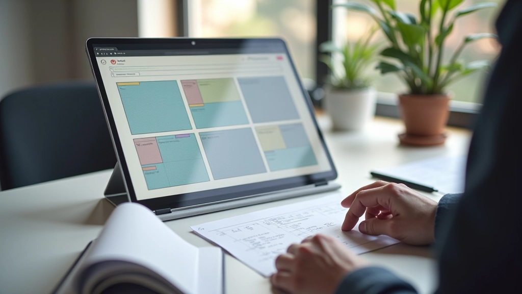 Diagramme montrant une grille douze colonnes avec largeurs en pourcentage et espacements proportionnels entre les colonnes