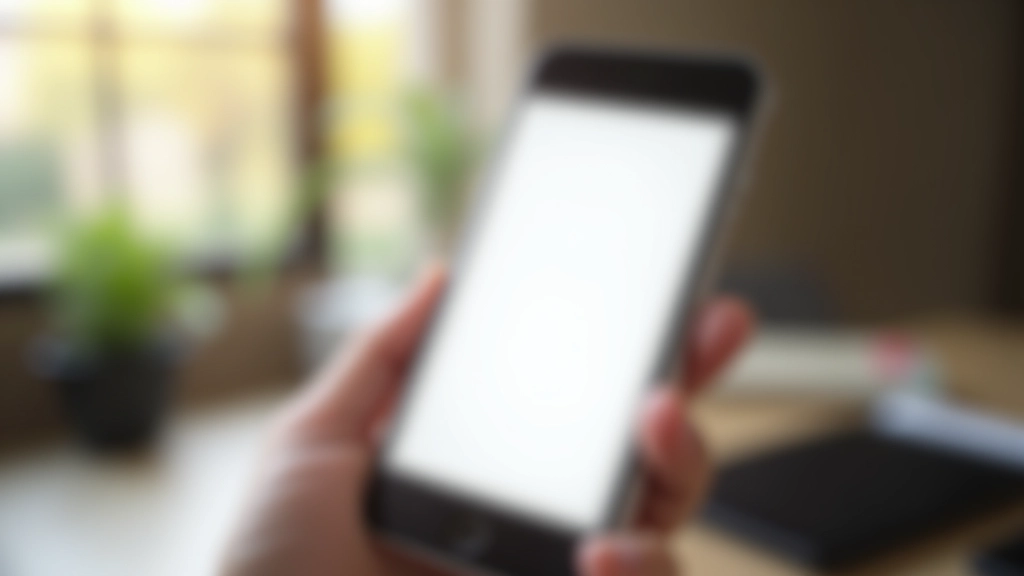 Smartphone montrant une grille adaptée au mobile avec une seule colonne