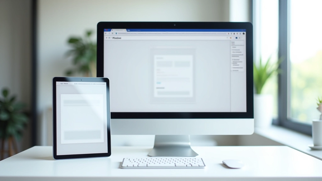Trois appareils côte à côte montrant une mise en page mobile à colonne unique, une tablette à deux colonnes et un ordinateur de bureau avec trois colonnes, tous affichant le même contenu adapté