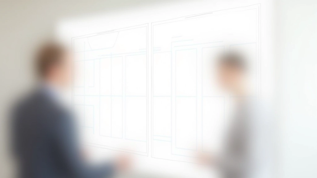 Tableau blanc avec des croquis montrant différents points de rupture et transitions entre mises en page mobile, tablette et desktop